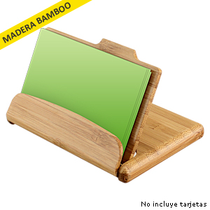 Tarjetero de Bamboo