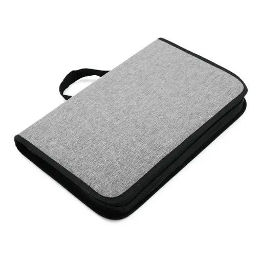 bolso de cables gris