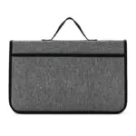 bolso de cables gris horizontal