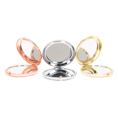 Espejo metálico doble con aumento "BARDOT".