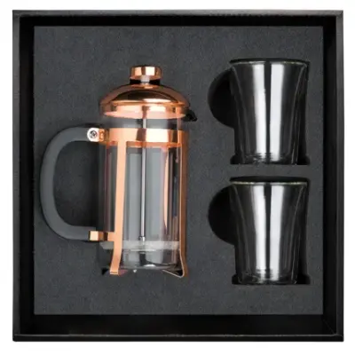 Set de Cafetera y Vaso Francesa