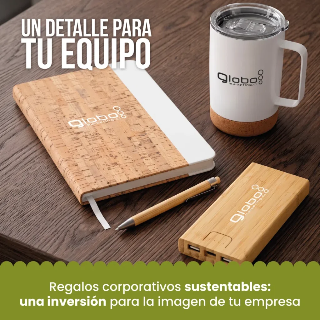 Regalos corporativos sustentables para empresas | Globo Marketing